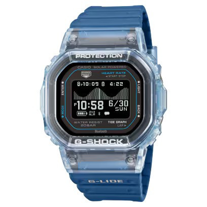 G Shock G-Lide Transparent Blue GBX-H5600-2CR