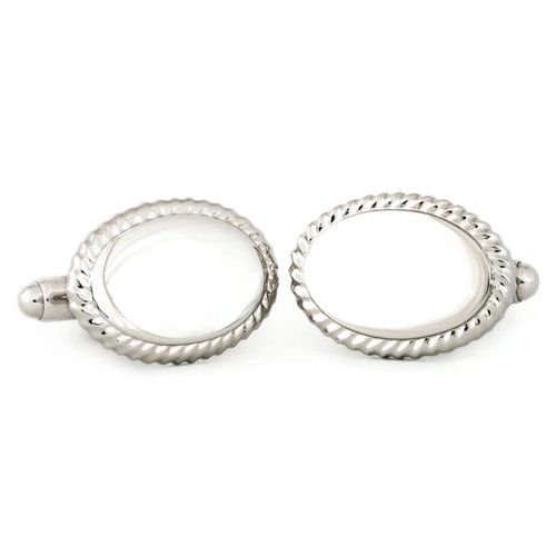 Oval Beaded Edge Cuff Links 8842309ACL