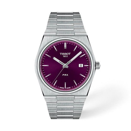 Tissot PRX 40mm Purple Dial T1374101140100
