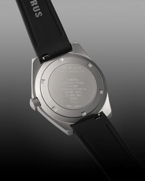 Benrus TYPE 1 Mil Spec 39.5mm Black Dial