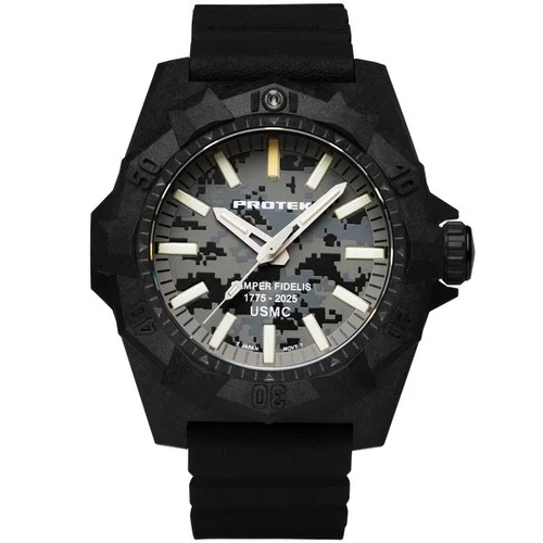Protek USMC Aggressor Tactical Pro 45mm Gray Dial PT4109SFC