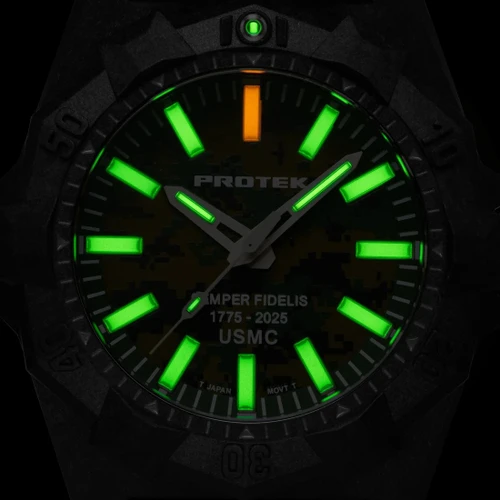 Protek USMC Aggressor Tactical Pro 45mm Gray Dial PT4109SFC