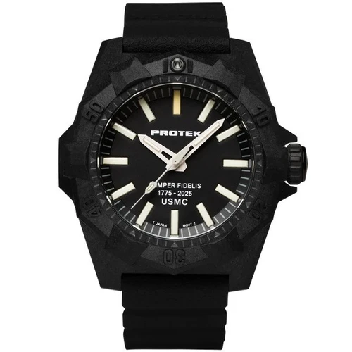 Protek USMC Aggressor Tactical Pro 45mm Black Dial PT4101SF