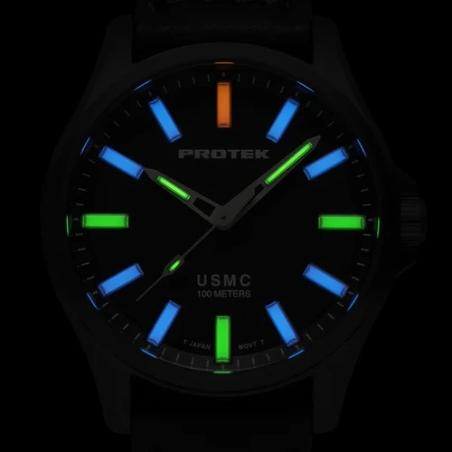 Protek USMC 40mm Titanium Ultimate Glow PT3106