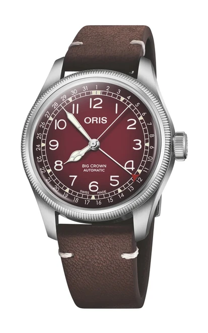 Oris X Cervo Volante 40mm Burgandy Dial 01 754 7785 4038 set