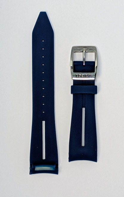 Locman Mens 22mm Navy Rubber Strap CIN0600BL21SIA0
