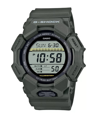 Casio G-Shock Digital Green GD010-3 - Saltzman's Watches