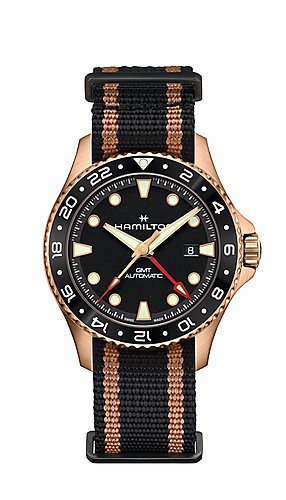 Hamilton Khaki Navy Scuba Automatic GMT Bronze H82565930