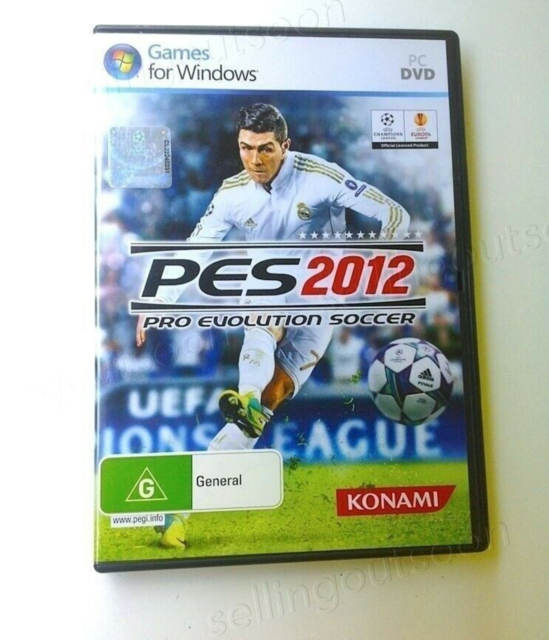 Pro Evolution Soccer 2012 Windows PC Game Software PES 12 