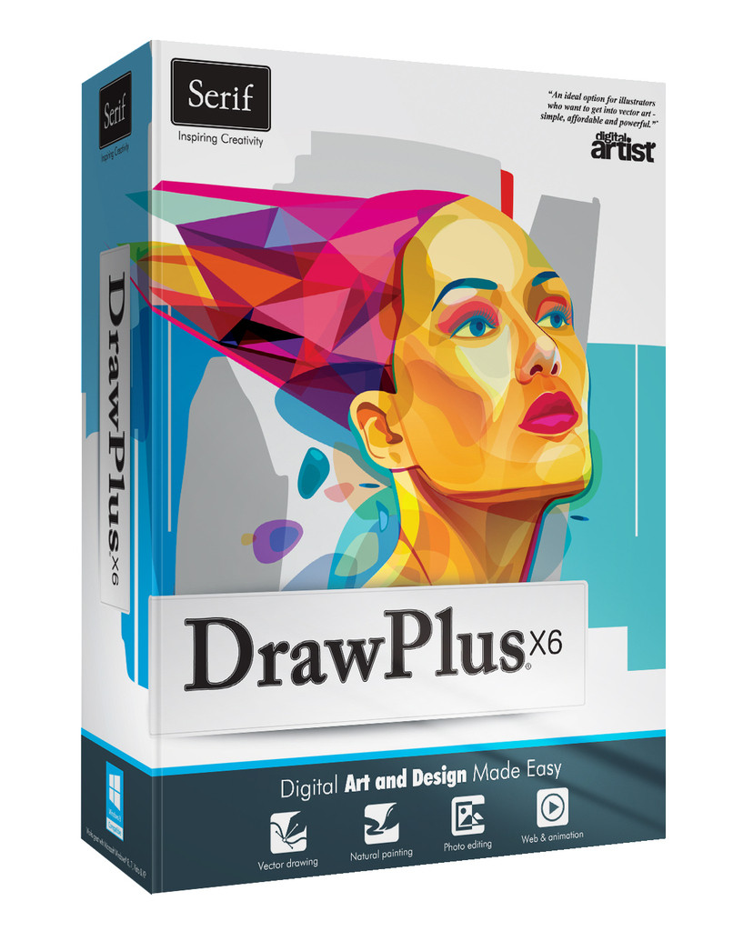 Serif Drawplus X6 -- Digital art and design made easy! Import, edit and ...