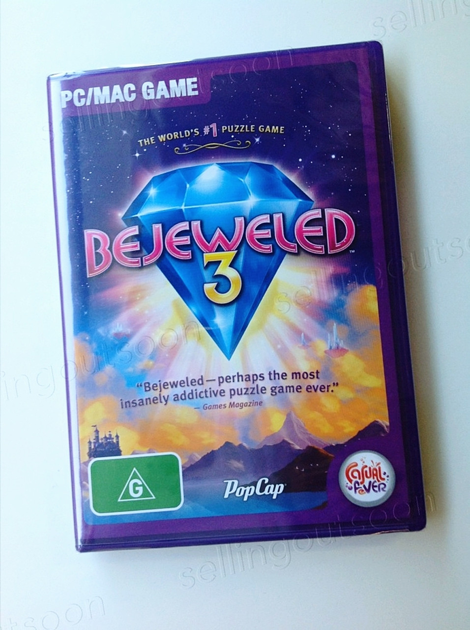 popcap bejeweled 3 order number