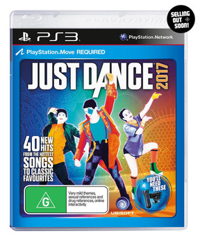 Just Dance 2017 (PS3) Australian Version (Move Required)