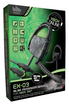 GioTeck EX-03 Inline Messenger Headset (Xbox 360) Authorised Australian Stock