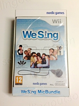 We Sing Game Bundle + 2 Microphones (Wii) (Wii U) Karaoke Singing