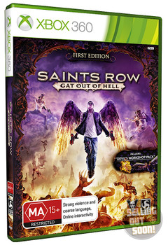 Saints Row Gat Out Of Hell FIRST EDITION (Xbox 360) Very Rare Australian Version