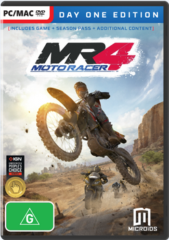 MR4 Moto Racer 4 (PC) + SEASON PASS + DLC Day One Edition Australian Version