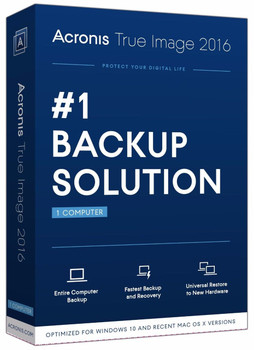 Acronis True image 2016 (PC & Mac) Best Bootable Backup Software, Mac OSX + Windows XP 7 8 10 Australia
