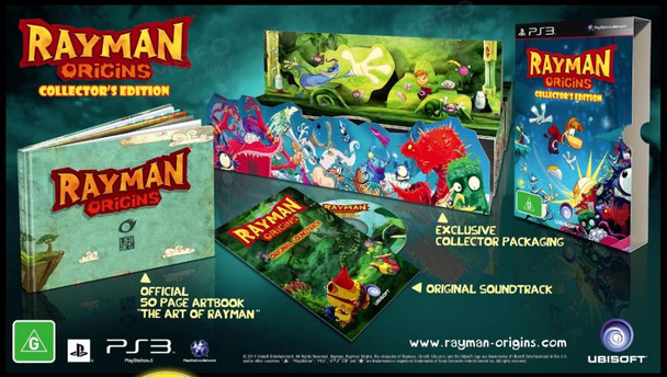 Rayman Origins Collectors Edition (PS3) Very Rare Australian Version