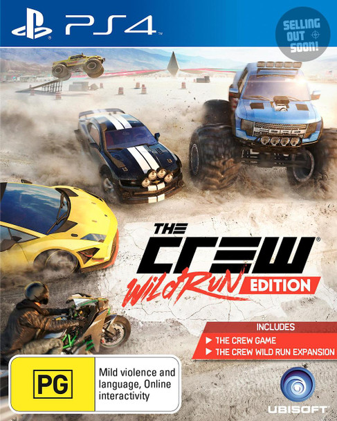 The Crew Wild Run Edition (PS4) Rare DEPRECATED AU 1st Edition 
