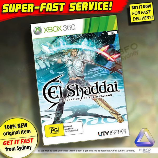 El Shaddai Xbox 360 Very Rare PAL Version - Ascension of the Metatron