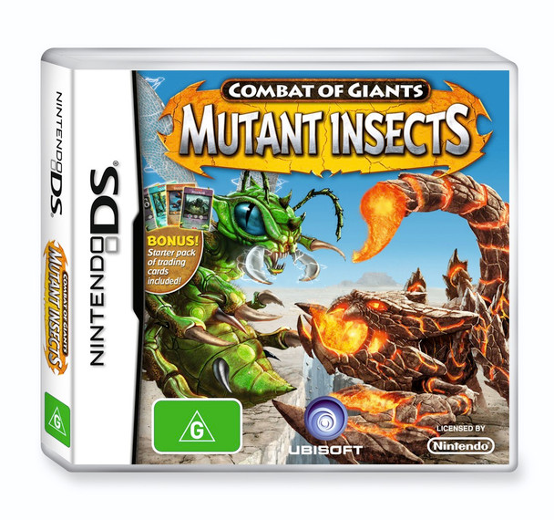 Combat of Giants: Mutant Insects (NDS, 3DS, 2DS, n3DS, XL) Rare Australian Version with Collectable Cards 