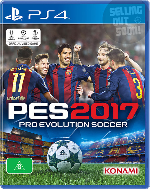 Pro Evolution Soccer 2017 (PS4) Rare Australian Version PES 17