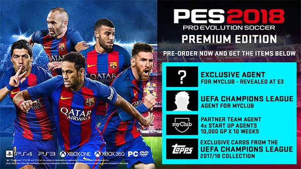 pes 2018 xbox one