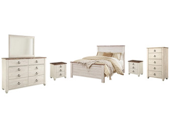 Willowton King bedroom set! (Customizable)
