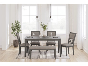 Gray D425 Dining room set