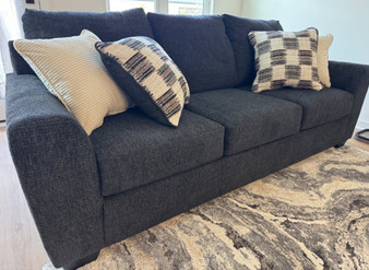 Charcoal lorea sofa