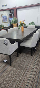 Burkhaus 8 seat table set 