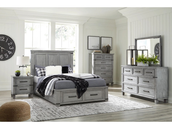 Russelyn queen/king 5 piece bedroom set 