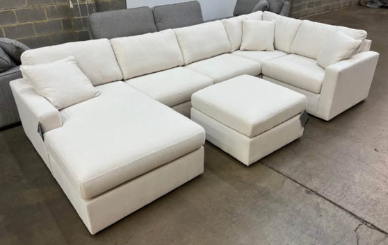 White modmax performance fabric