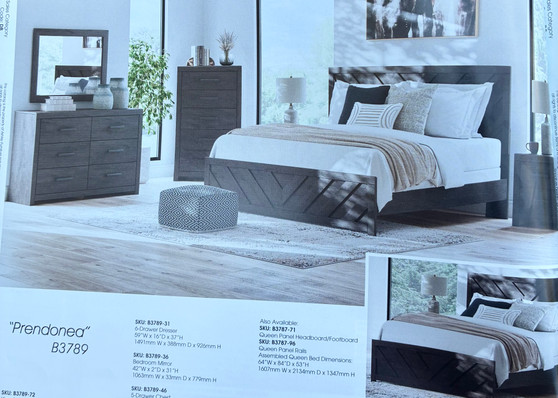 Prendonea queen bedroom set