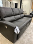 Gray Genuine leather power sofa Set!