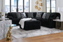 Midnight Black Sectional