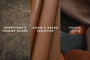 Customizable beutiful carmel leather  sectional