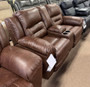 Walnut Brown reclining sofa set!  