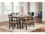Brown D396 dining room set Brown D396 dining room set