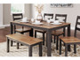 Brown D396 dining room set Brown D396 dining room set