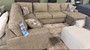 Beige seylor  fabric Sectional 