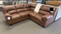 Carmel leatherette sectional 