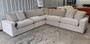 Matron heights cloud sectional (CUSTOMIZABLE)