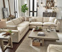 Elyza feather filled cloud sectional (CUSTOMIZABLE)