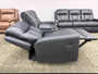 Machenville leatherette reclining set