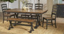 Larken wooden dining room table 