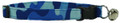 BLUE CAMO CAT COLLAR