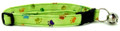 GREEN RAINBOW PAWS CAT COLLAR