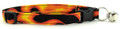 ORANGE FLAMES CAT COLLAR