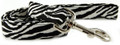 ZEBRA STRIPES DOG LEASH